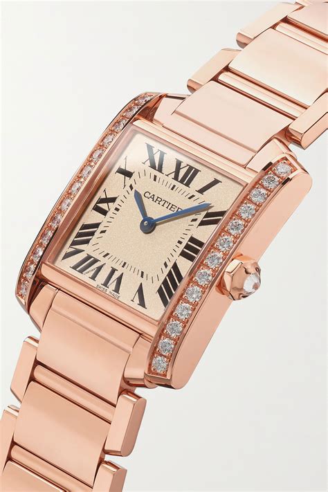 cartier gold rose - cartier rose gold tank watch.